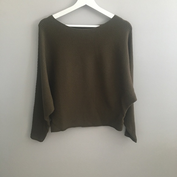 Abercrombie & Fitch Sweaters - Abercrombie & Fitch Green Textured Sweater